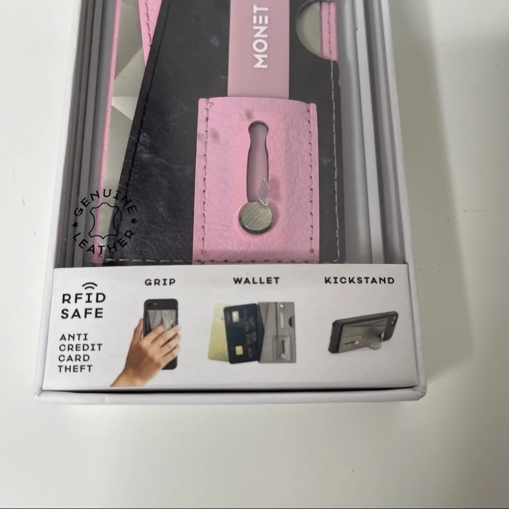 Monet phone grip-wallet-kickstand